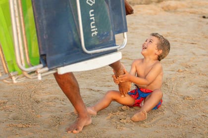 Muchas familias argentinas en Punta del Este