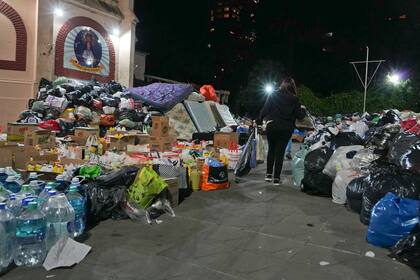 Muchas personas están donando para ayudar a las víctimas del temporal en Bahía Blanca