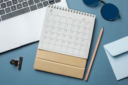 Muchas personas prefieren utilizar un calendario en papel