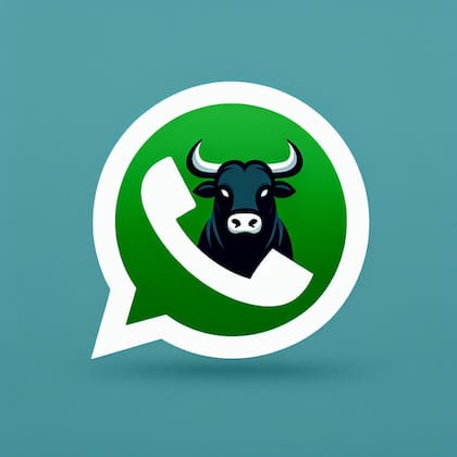Muchas personas pueden transformar su WhatsApp para que incluya un toro