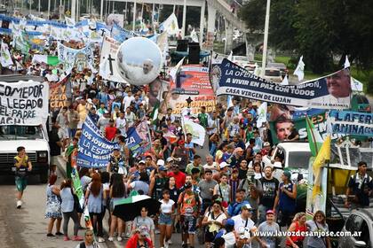 Muchos barrios de La Matanza se referencian en el papa Francisco