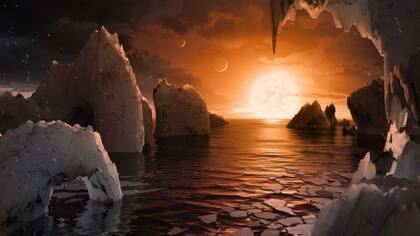Muchos exoplanetas están formados por materia rocosa o hielo.