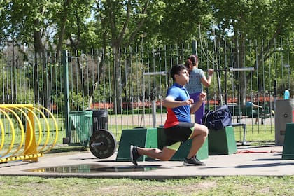 Muchos prefieren entrenar al aire libre