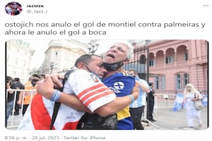 Muchos recordaron que el árbitro de Boca - Atlético Mineiro, Esteban Ostojich, ya había tenido una polémica en la edición pasada de la Copa Libertadores en un River - Palmeiras.