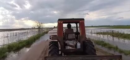 Muchos son impulsados por tractores para poder salir