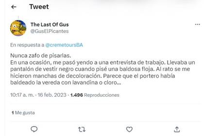 Muchos usuarios compartieron sus experiencias sobre las baldosas flojas de la ciudad de Buenos Aires en las respuestas al posteo de Vanessa Bell
