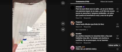 Muchos usuarios cuestionaron a Miranda por elevar el tono de voz y la joven sorprendió con su respuesta