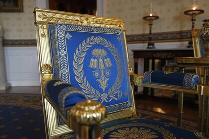 Muebles del conjunto de 53 piezas creado en París por Pierre-Antoine Bellange