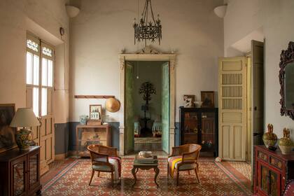 Muebles ses, arquitectura hispánica y mosaicos son parte de la estética de estas haciendas.