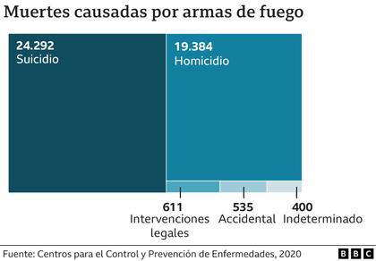 Muertes causadas por armas de fuego en Estados Unidos