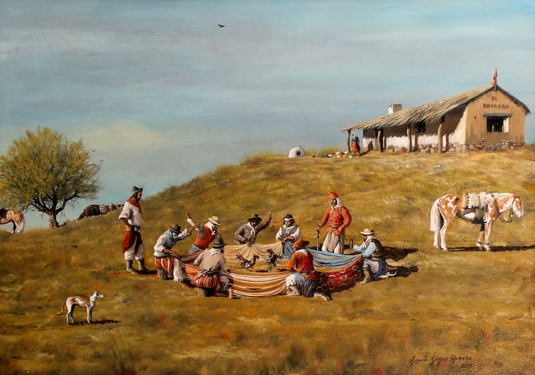 Muestra de pintura costumbrista de Augusto Gómez Romero