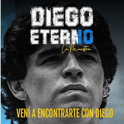 Muestra en homenaje a Diego Maradona en La Rural