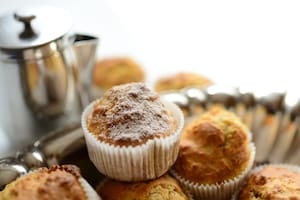 Muffins de banana y avena