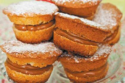 Muffins de dulce de leche