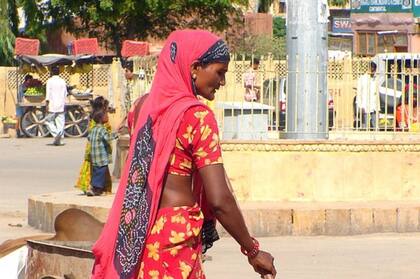 Mujer en Jaisalmer