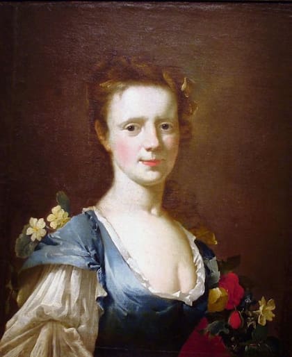 Mujer joven vestida de azul (ca. 1740), James Latham