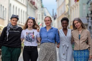 Mujeres de Latvia en un festival de literatura organizado en Estonia