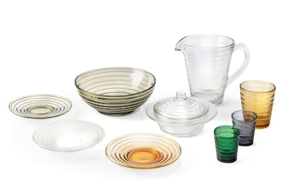 Serie de vasos Bölgeblick, de Aino Aalto, 1932