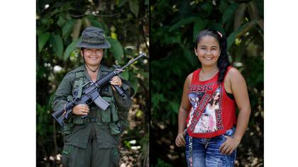 Yuri Rentería, pertenece al frente 32 de las Fuerzas, tiene 18 años y hace cuatro que está con las FARC, le gustaría estudiar ingeniería de sistemas
