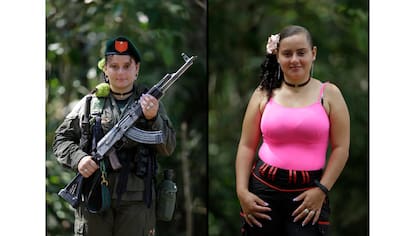 Diana Marcela hace 13 años que está en la selva con las FARC, tiene 28 años, sueña con terminar el secundario y estudiar fotografía