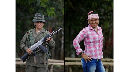 Rubiela; rebelde del frente 49 de las FARC, tiene 32 años y ha pasado diez en la guerrilla ; le gustaría estudiar odontología