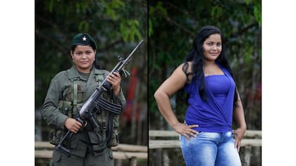 Derly ,con fusíl o vestida de civil, quiere estudiar medicina tras la desmovilización