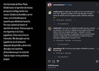 Mundial de Clubes: el capitán de Urawa Red Diamonds explicó por qué no saludó a los jugadores de River.