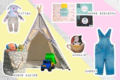 Muñeco de Fatiga $460 / Carpa $1500 Colchón $450 Canasto $450 de Bugus babies / Taza y posataza de Acabajo $360 / Linea recreo de Mundo Ecolecua Tuttifrutti $90 Naval $66 Ahorcado $66 /Jardinero de Cheeky $631