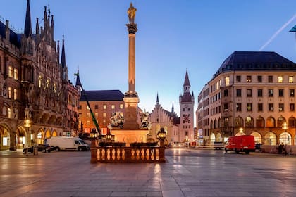 Múnich y su bello casco histórico.
