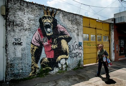 Murales narco en distintas zonas de la ciudad de Rosario 