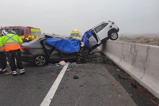 Murieron al menos dos argentinos en un choque frontal en Chile