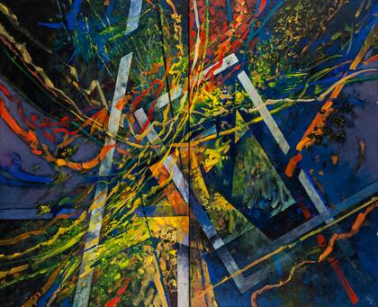 El Museo de Arte Decorativo le dedicó a Cañás una importante retrospectiva en 2016. "Proyecta un ramalazo de formas y colores que la cruzan y la desbordan", escribió en el catálogo el director Alberto Bellucci