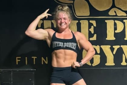 La última foto que publicó Jodi Vance, promesa del fisicoculturismo estadounidense, que falleció el pasado jueves