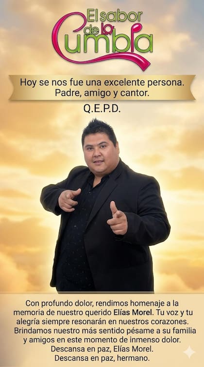 Murió un cantante de cumbia en un accidente en la autopista Rosario-Santa Fe.