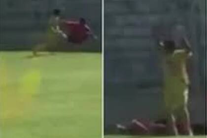 Murió un jugador de fútbol del club Ferré de Bella Vista, tras chocar contra el muro perimetral en una cancha