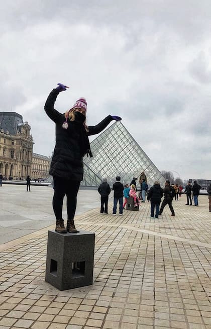 Museo del Louvre, desde afuera.