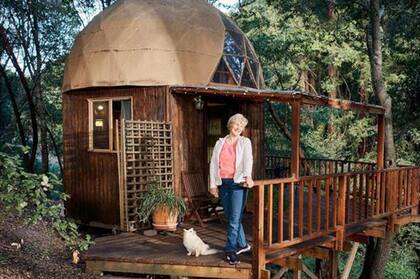 Mushroom Dome en Aptos, California, es el alojamiento de Airbnb con más visitantes
