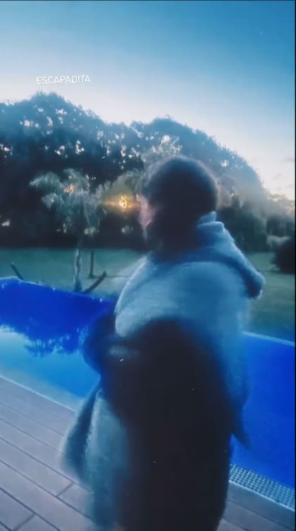 Música, fogón y caminata al aire libre: el viaje de ensueño de la pareja en Mar del Plata (Captura: Instagram @griseldasiciliani)