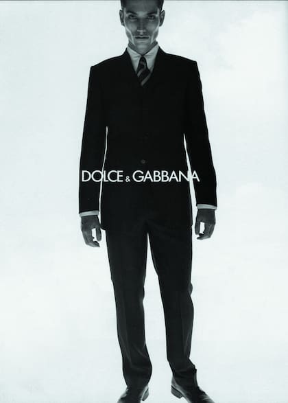 Musso, en los 90, para Dolce & Gabbana