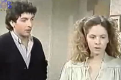 Muy jóvenes, Darín y Del Boca conformaron una pareja inolvidable