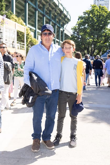 Muy orgulloso, Alfredo Goti contó que su hijo, Isidro, ayer ganó la copa Tolo Polo.