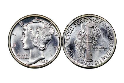 Muy pocas de estas monedas son uniformemente brillantes en todas partes, por lo que sigue siendo bastante rara