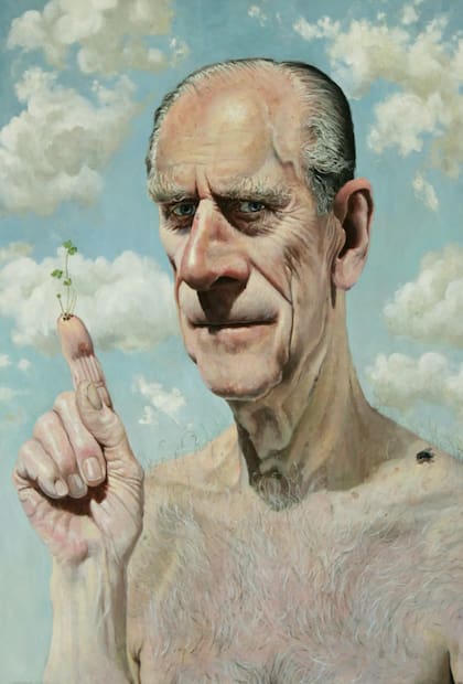 El retrato del príncipe Felipe por Stuart Pearson Wright