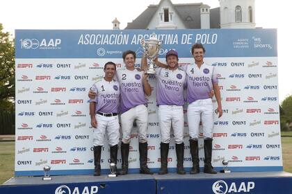 Muzzio, Panelo, Laborde y Zenni: los campeones de la Copa Cámara de Diputados