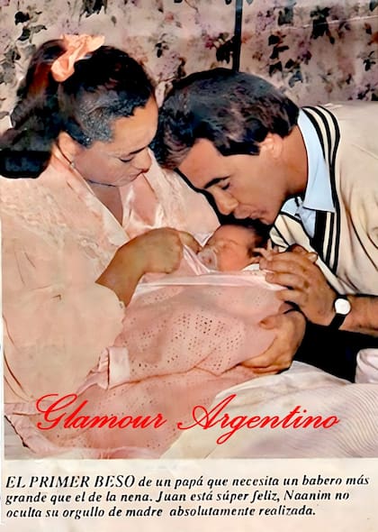 Naanim Timoyko, su primera hija Rosa María y el orgulloso padre, el famoso Mateyko