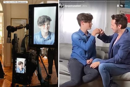 "Nace una estrella": el debut actoral de Benjamín Vicuña fue junto a su padre para una publicidad bancaria