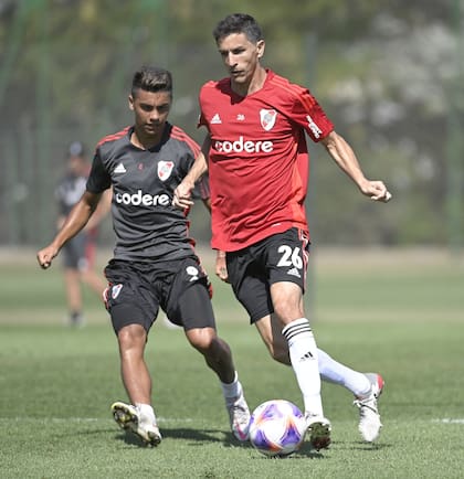 Nacho Fernández en su regreso a River