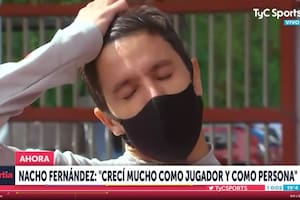 Nacho Fernández: dejó River y en su despedida se quebró al recordar a Maradona