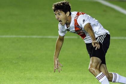 Nacho Fernández volvió tras un desgarro y marcó el 1-0.