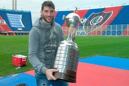 Nacho se dio el gusto y se sacó la foto con la Libertadores